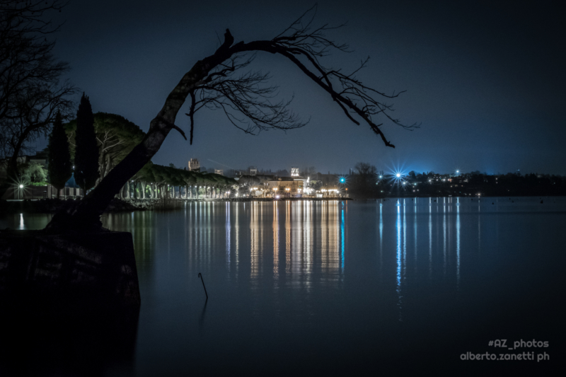 Lazise by night, Lago di Garda